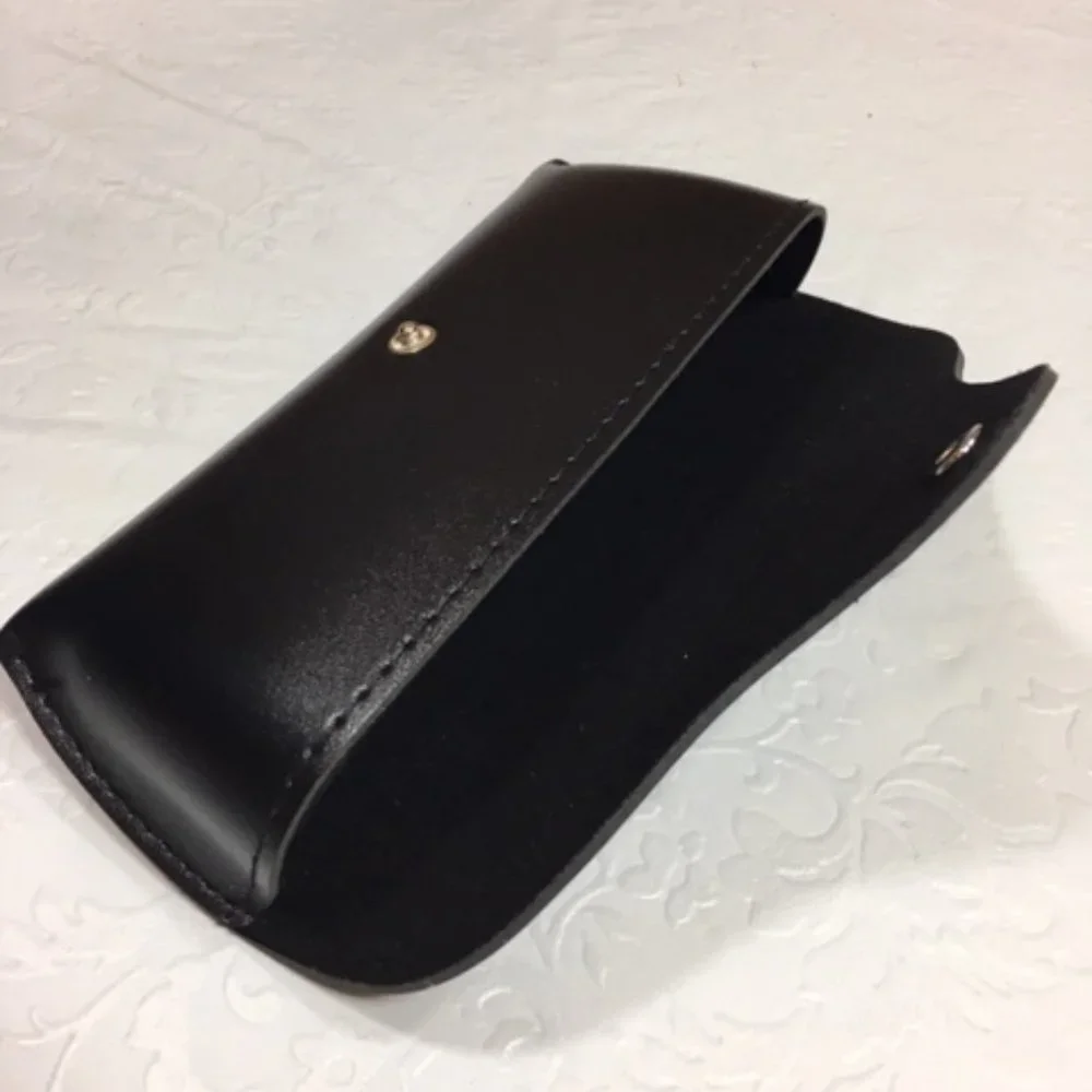 NEW SHEIN Sunglasses Eyeglasses Soft Black Leather Case